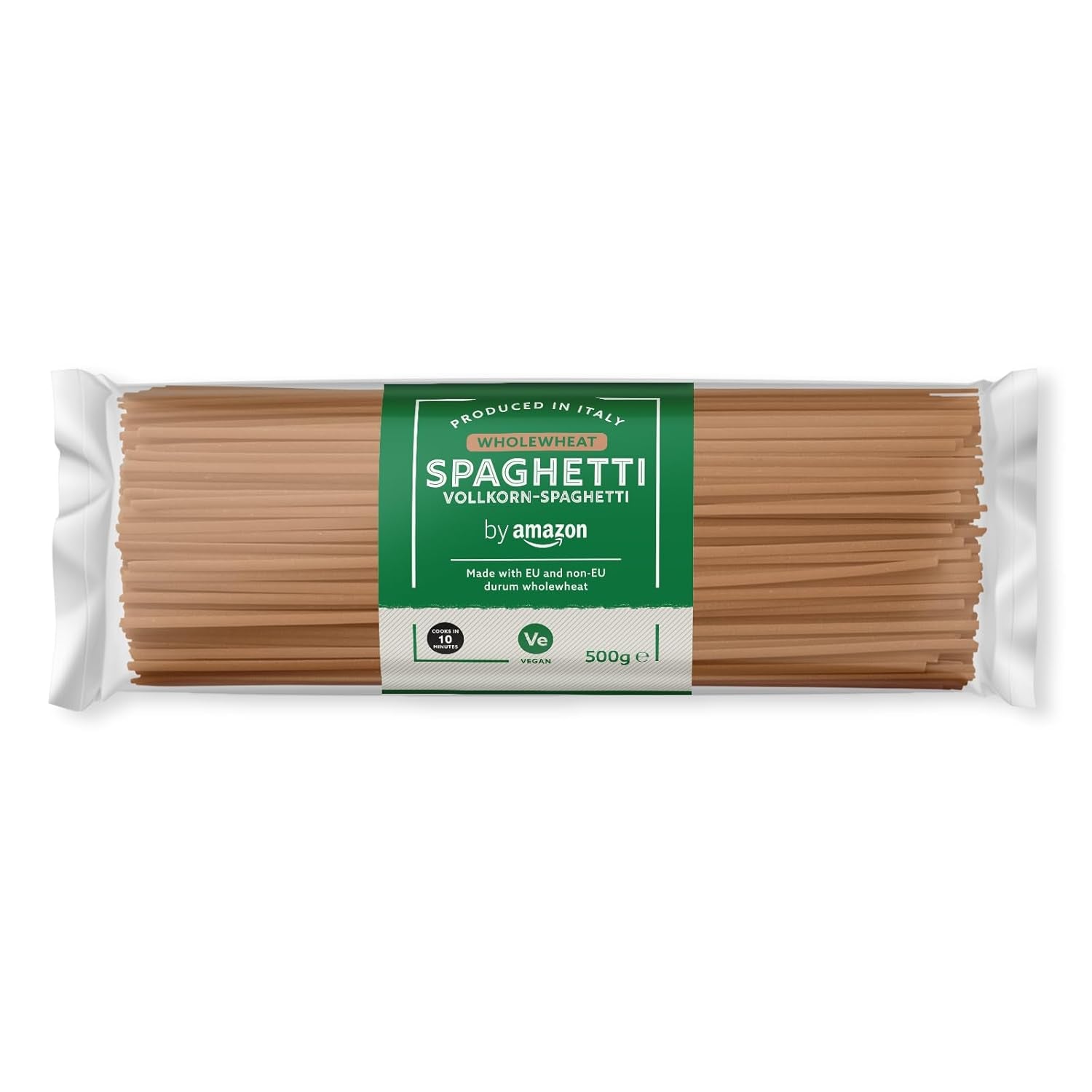 Teljes kiőrlésű spagetti az Amazonról, 500g