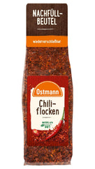 Ostmann Gewürze - Chiliflocken | Scharfes öntet mindenféle ételhez | Zum Nachfüllen der Streudose | 45 g zacskóban