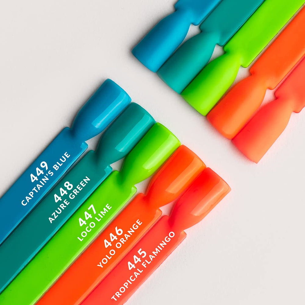 UV körömlakk Semilac Hybrid 447 Loco Lime 7ml Neonz Collection