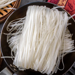 Rizstészta - Thai, 10 mm széles rizsszalagos tészta, rizslisztből, egyenes - 1 x 400 g