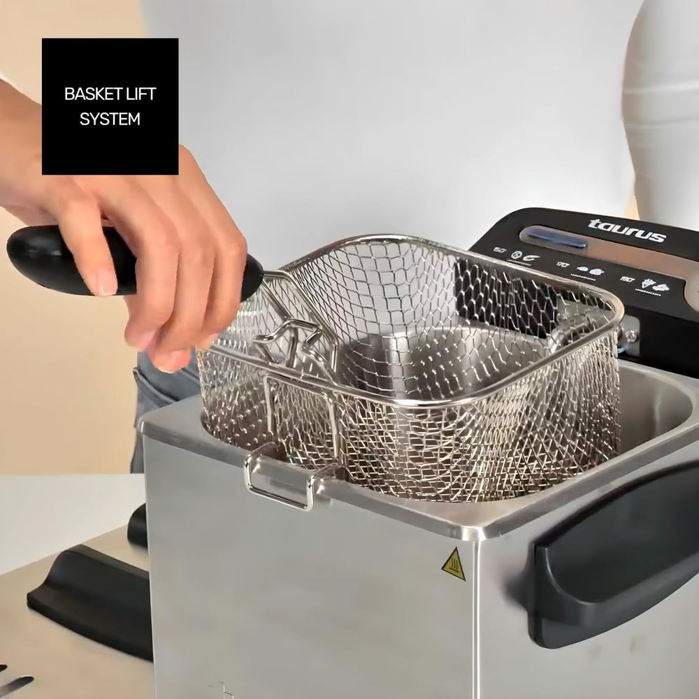 Taurus Professional 2 plus - olajsütő, 2 literes, 1700 W, 18/8 rozsdamentes acél készülékek Naty Shop