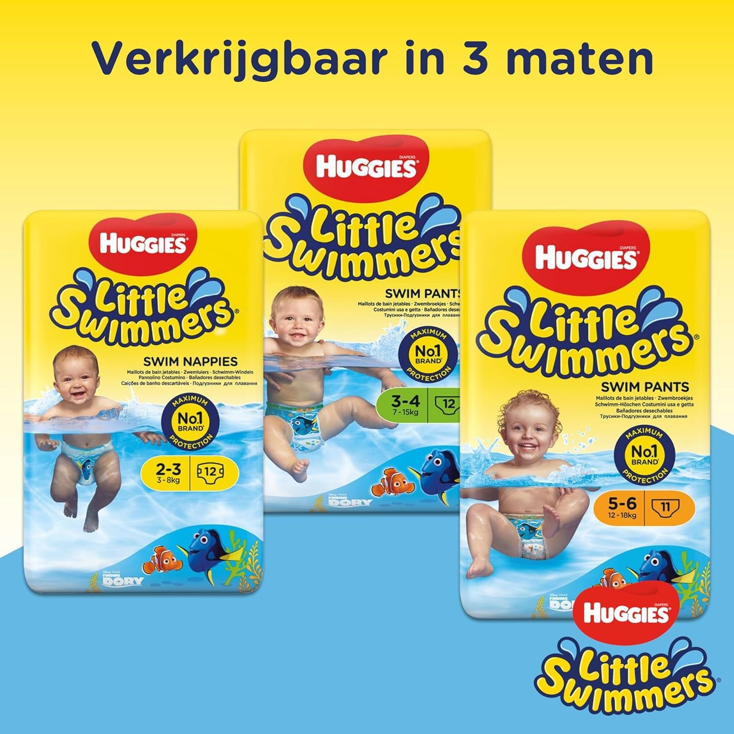 Huggies Little Swimmers eldobható úszópelenka 2-3 méret - 36 bugyi összesen