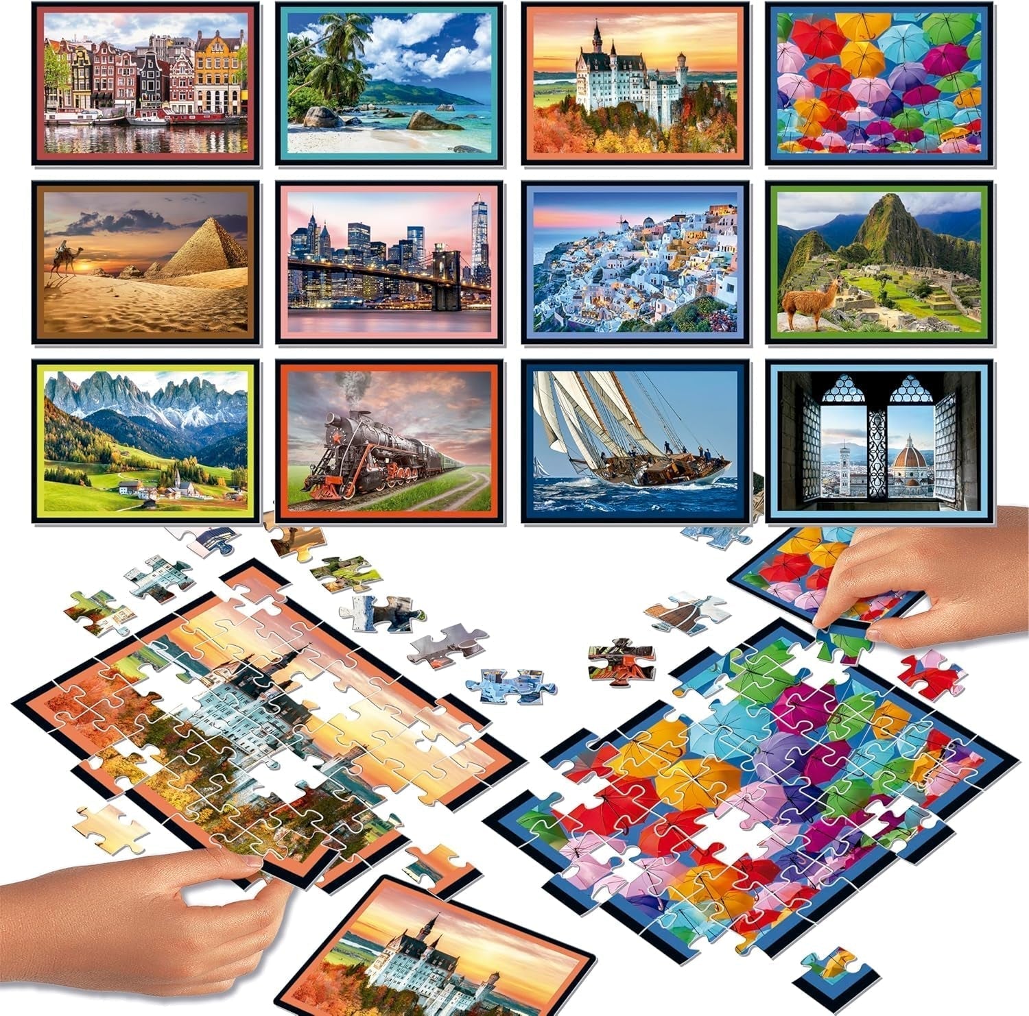 Educa - Puzzle Battlescapes. O bătălie autentică a pieselor | Fii primul care completează puzzle-ul pentru a deveni câștigător. De la 7 ani (20121) Puzzle Naty Shop