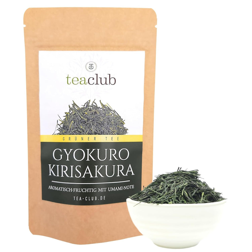 Gyokuro Kirisakura 100G Ceai verde din Japonia, aromat-fructat, cu o dulceață fină și umami, ceai verde japonez vrac de calitate premium, Green Tea Teaclub