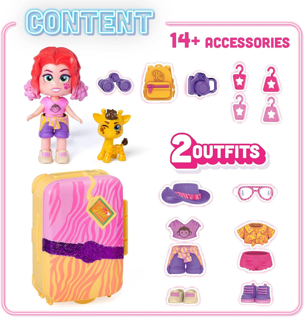 - Jane bőröndje, sokszínű (Magic Box Toys PKLSP108IN50)