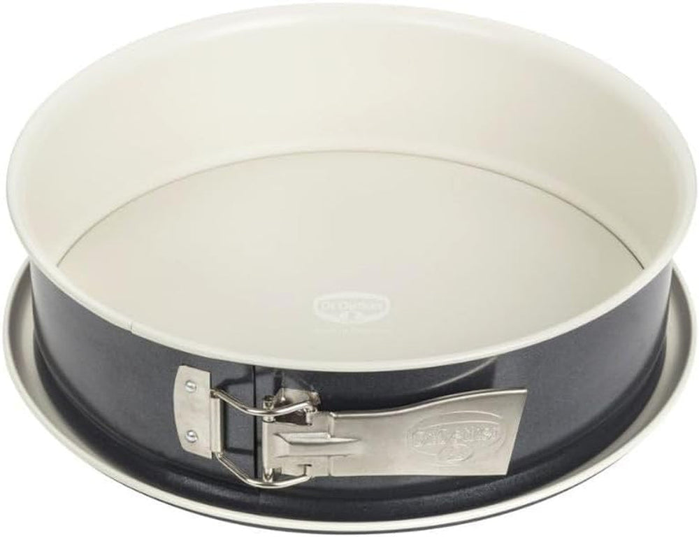 Dr. Oetker Gugelhupfform Ø 22 cm BACK-TREND, Backform Für Gugelhupf, Runde Bundform Aus Stahl Mit Keramisch Verstärkter Antihaft-Beschichtung (Farbe: Creme/Anthrazit), Menge: 1 Stück Formák és tálcák sütéshez Naty26C Shopm Springform
