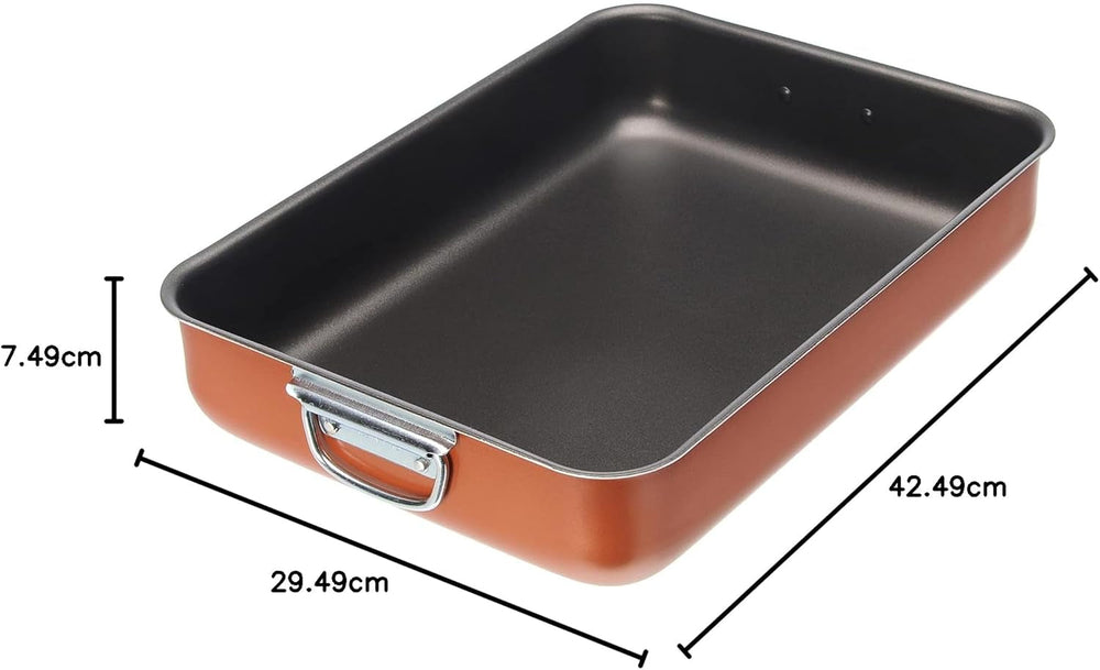Zecchino teflon tepsi 40x28cm, alumínium, többszínű, 40x28 Formák és tepsi Naty Shop