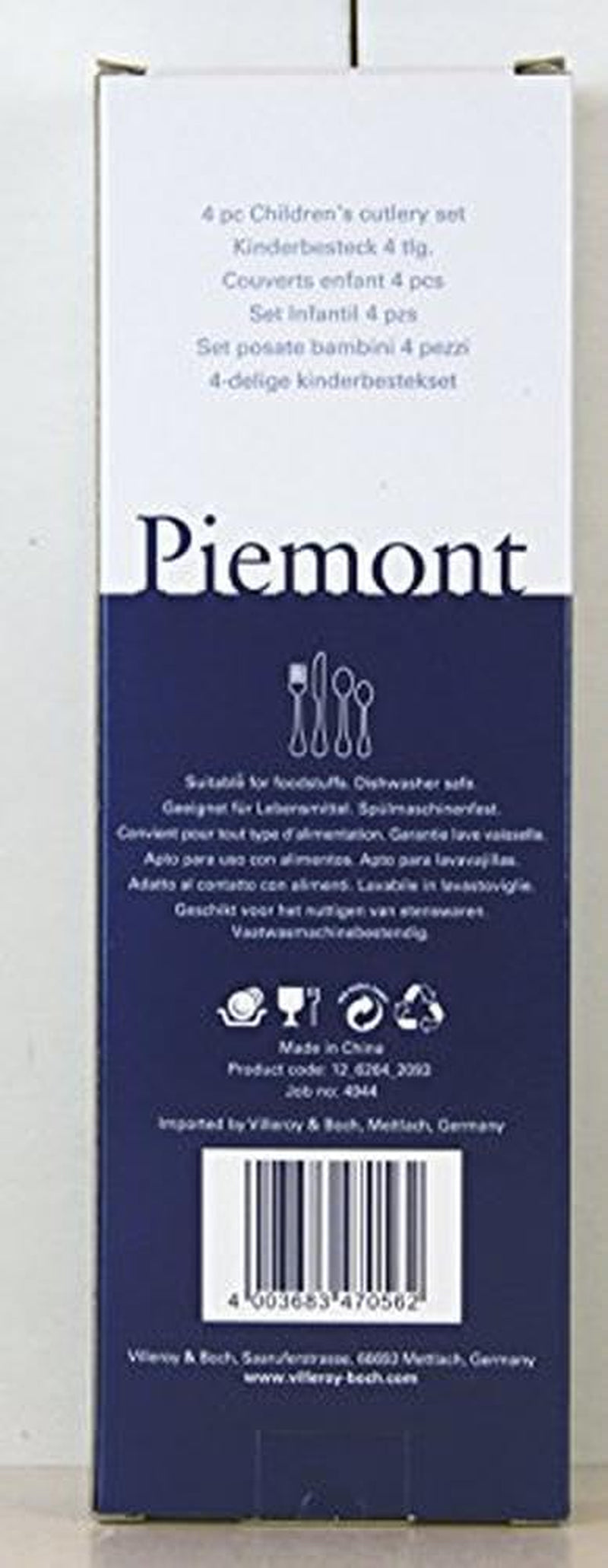 Villeroy And Boch Gyermek evőeszköz készlet Teddy 4 részes, rozsdamentes acél 18/10 Kitchen Naty Shop