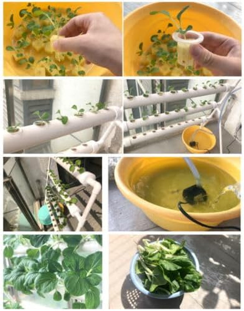 Pflanzen Pflanze Hydroponic System Grow Kit 90 növényi helyek Drei Layer Satz GemüSe Tool Garten Systeme Plant Vegetable Hydrokultur Hydroponische Garden Hydroponik Anbausystem PflanzpläTzen 3Schicht