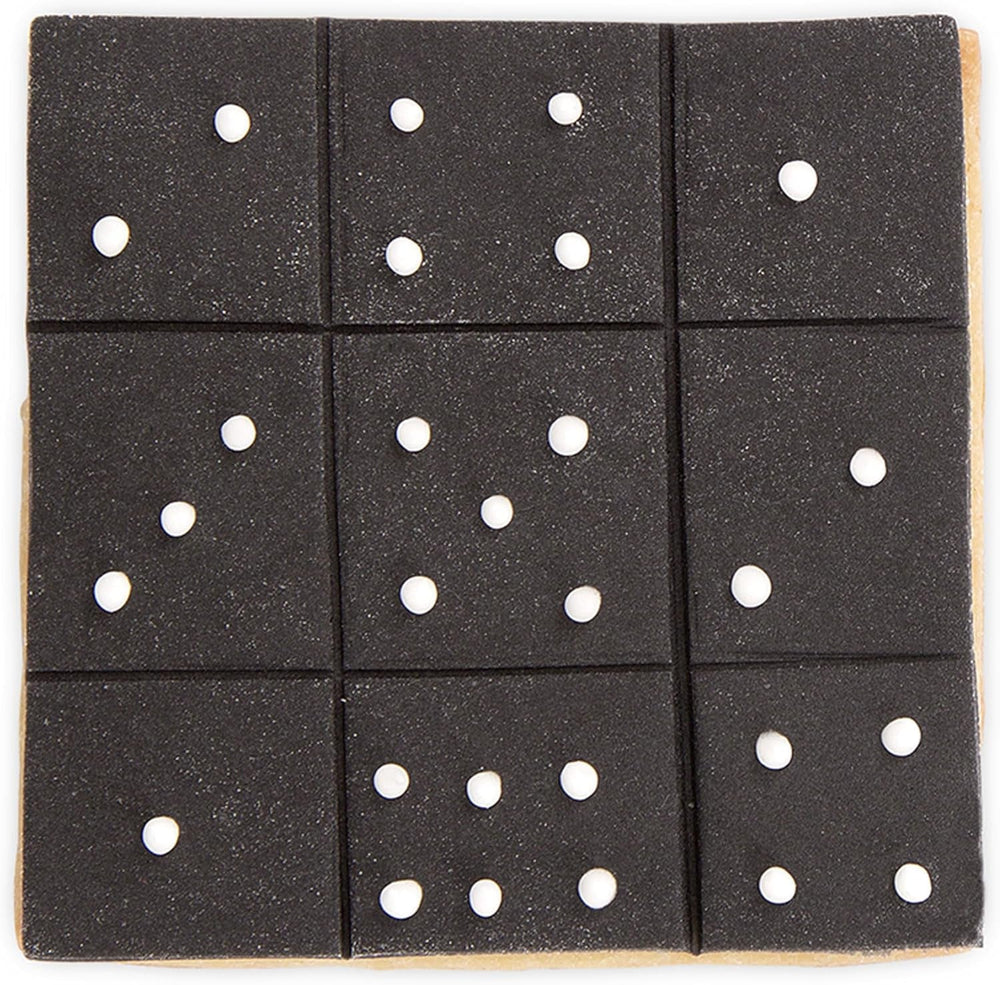 Formă de biscuiți în formă de cub, aprox. 6 cm, argintie
