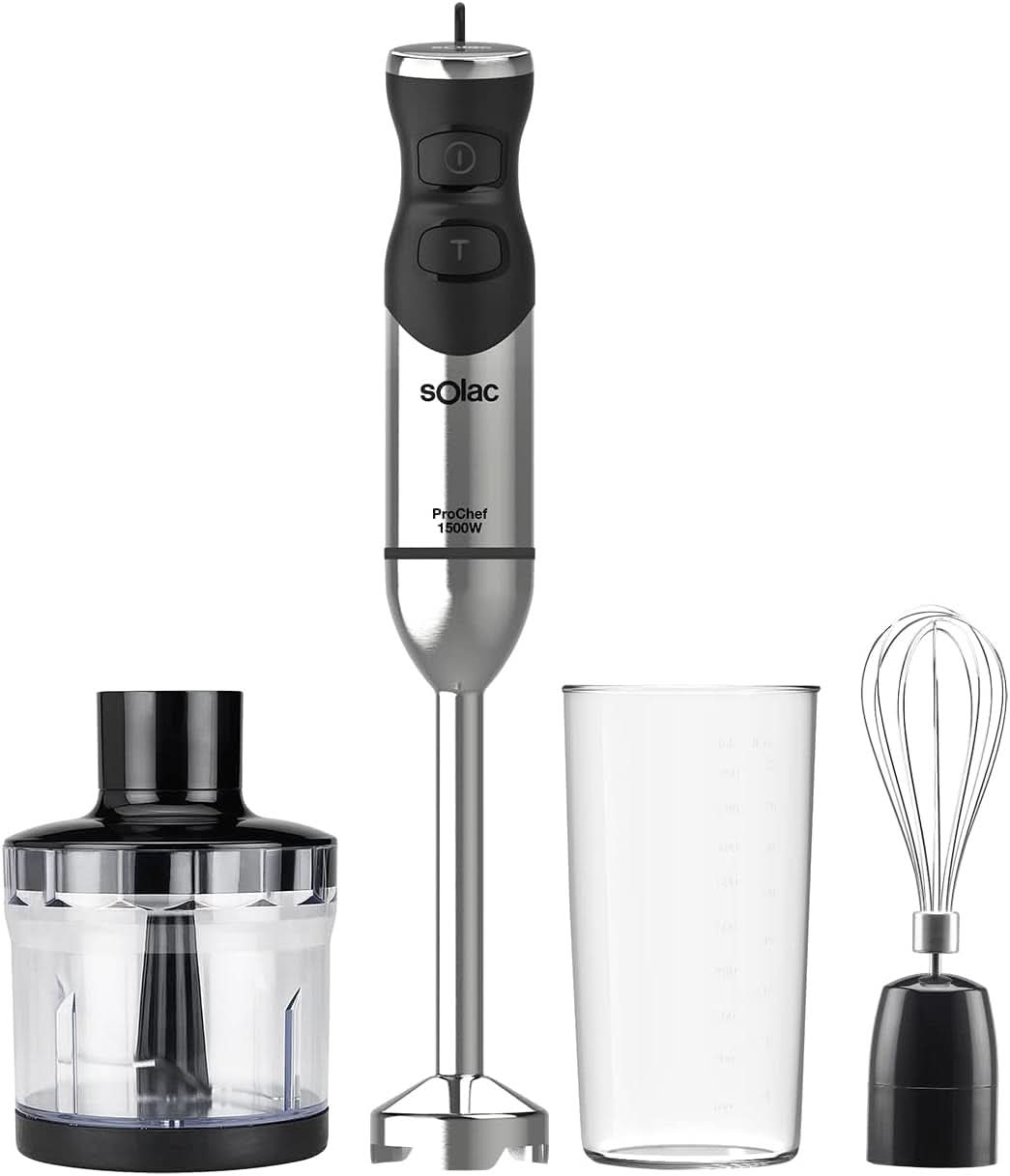 Pro Chef 1000 Standmixer, W, Edelstahl Kitchen Naty Shop 1500W | 3 Tartozékok