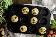 Dr. Oetker - Hagyományos alumínium tepsi tapadásmentes bevonattal (szín: fekete), 1 db. Formák és tepsiek Naty Shop