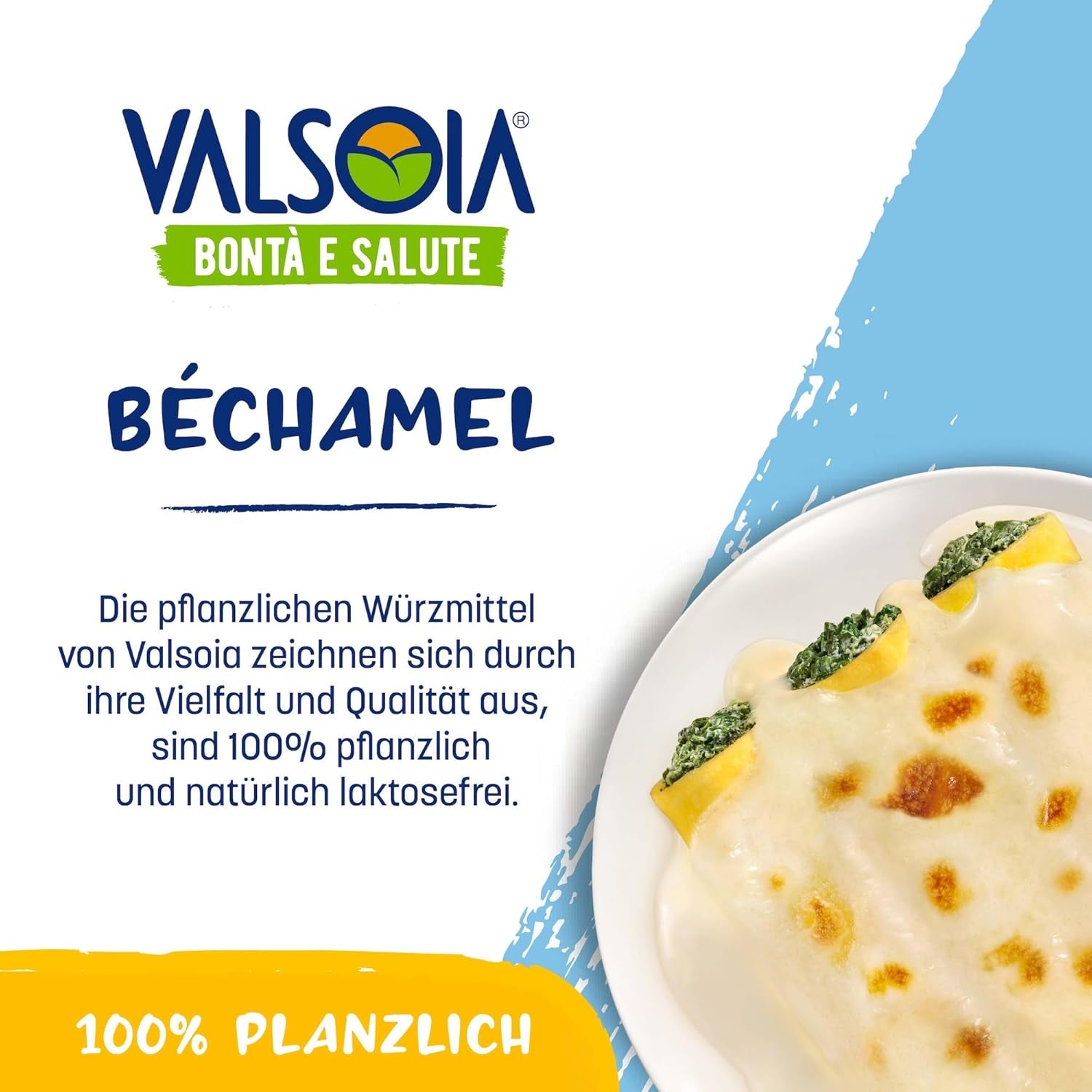 Béchamel kondicionáló, Laktózmentes Béchamel, Sokoldalú főzésben, Ideális vegánoknak és vegetáriánusoknak, 6 x 200 ml