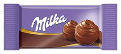 Milka Naps Mix – Mini csokoládé négyzetek 4 féle készletben: alpesi tej, eper, mogyoró, kakaós krém – 1 x 1kg