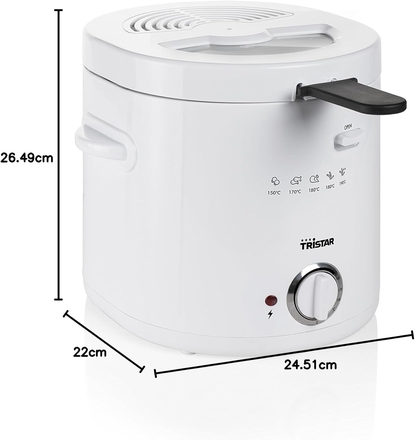 Tristar FR-6941 sütő - termosztát, 1,5 L, 1000 W, fehér Appliances Naty Shop