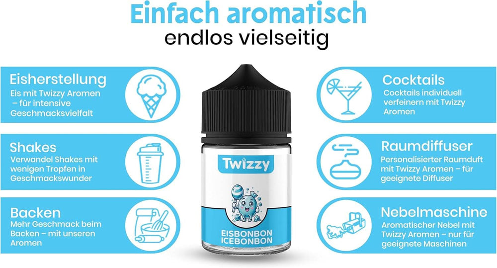 Twizzy Koncentrált Ice Candy Aroma, 60 ml Aromas Naty Shop