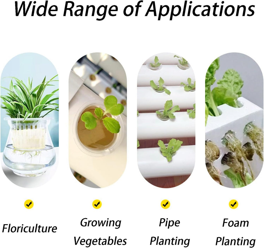 50 db 32*30mm-es hidroponikus szivacsok Rockwool szaporító hidroponikus rendszer szaporító szivacsblokk palánta szivacsok üvegházhatású hidroponikus rendszer zöldségek és virágok palánták termesztéséhez