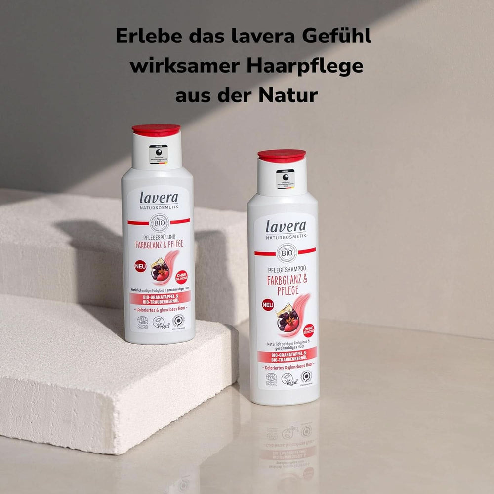 Lavera Care sampon Color Shine & Care, vegán, 250 ml zuhany és fürdő Naty Shop
