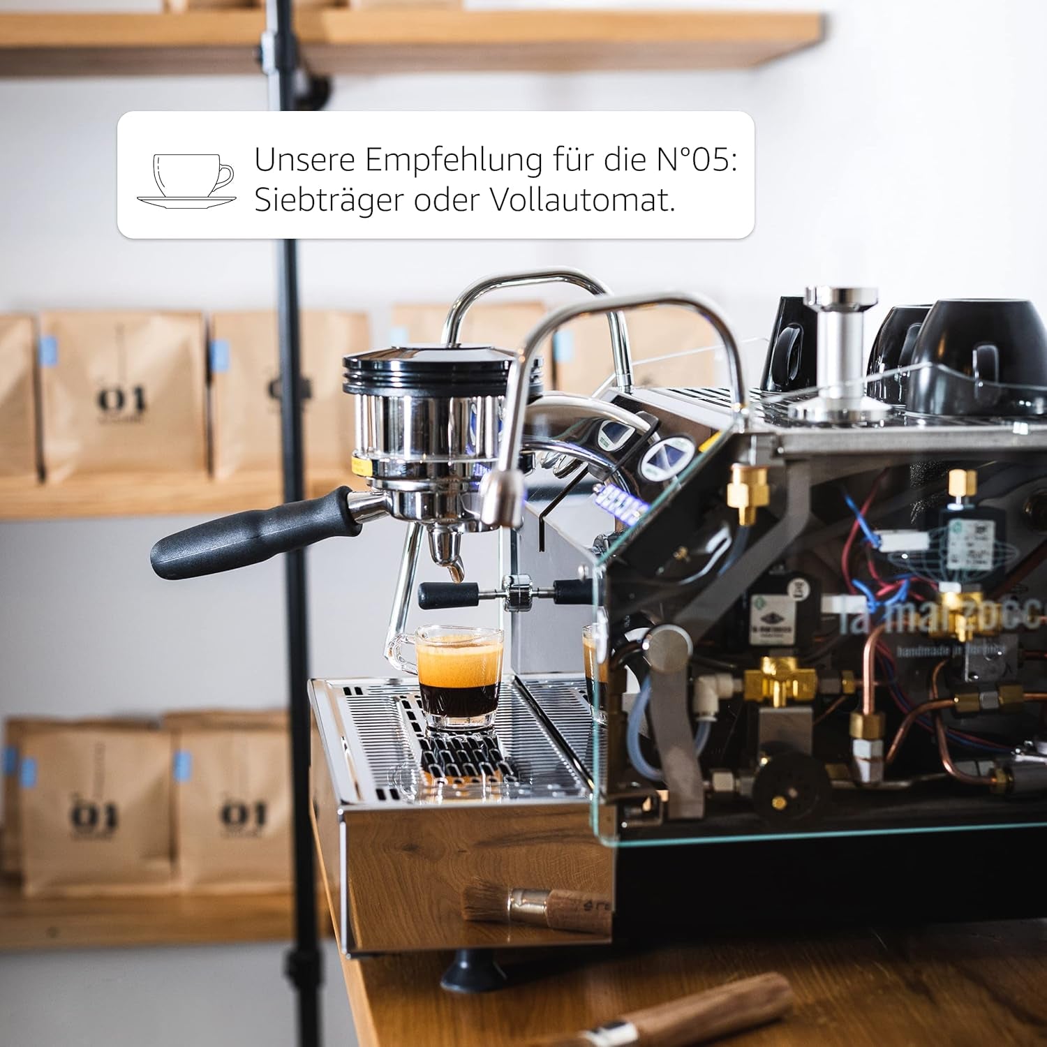 Espresso Nr. 5 – Amestec Pur de Arabica Specială – Boabe de cafea din Guatemala, Etiopia și Brazilia - 750g