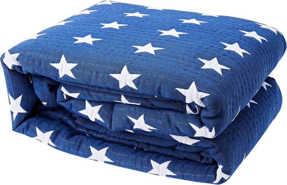 VIALMAN ágytakaró Sofia 10 king size ágy | csillag paplan | paplan mérete 250 X 270 cm | ágyneműhuzat és ülőgarnitúra sötétkék Ágyak és Takarók Besuche den VIALMAN-Store Sötétkék 250 X 270 cm