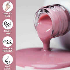 4 részes körömlakk készlet - Gyorsan szárad, hosszan tartó vízbázisú körömlakk - DIY Nail Design körömlakk (Nude Normal Style 4 részes készlet)