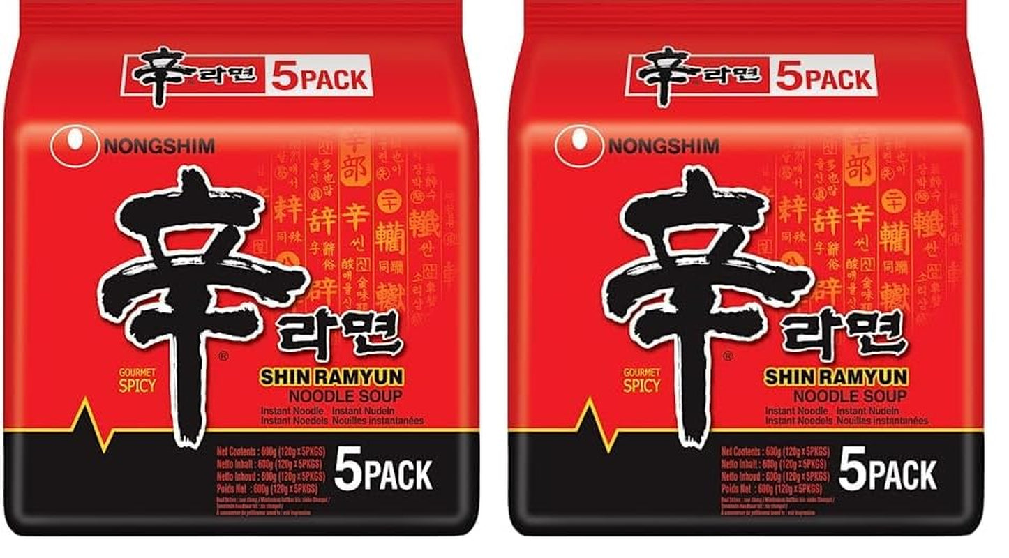 Nongshim - Shin Ramyun instant tészta - Több csomag (20 x 120 g) - A termék kialakítása eltérő lehet