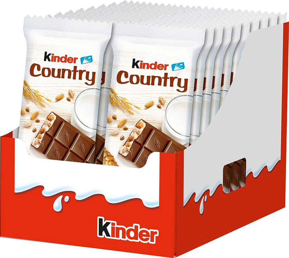 Kinder Country rudak, 9 rúd, 212 g