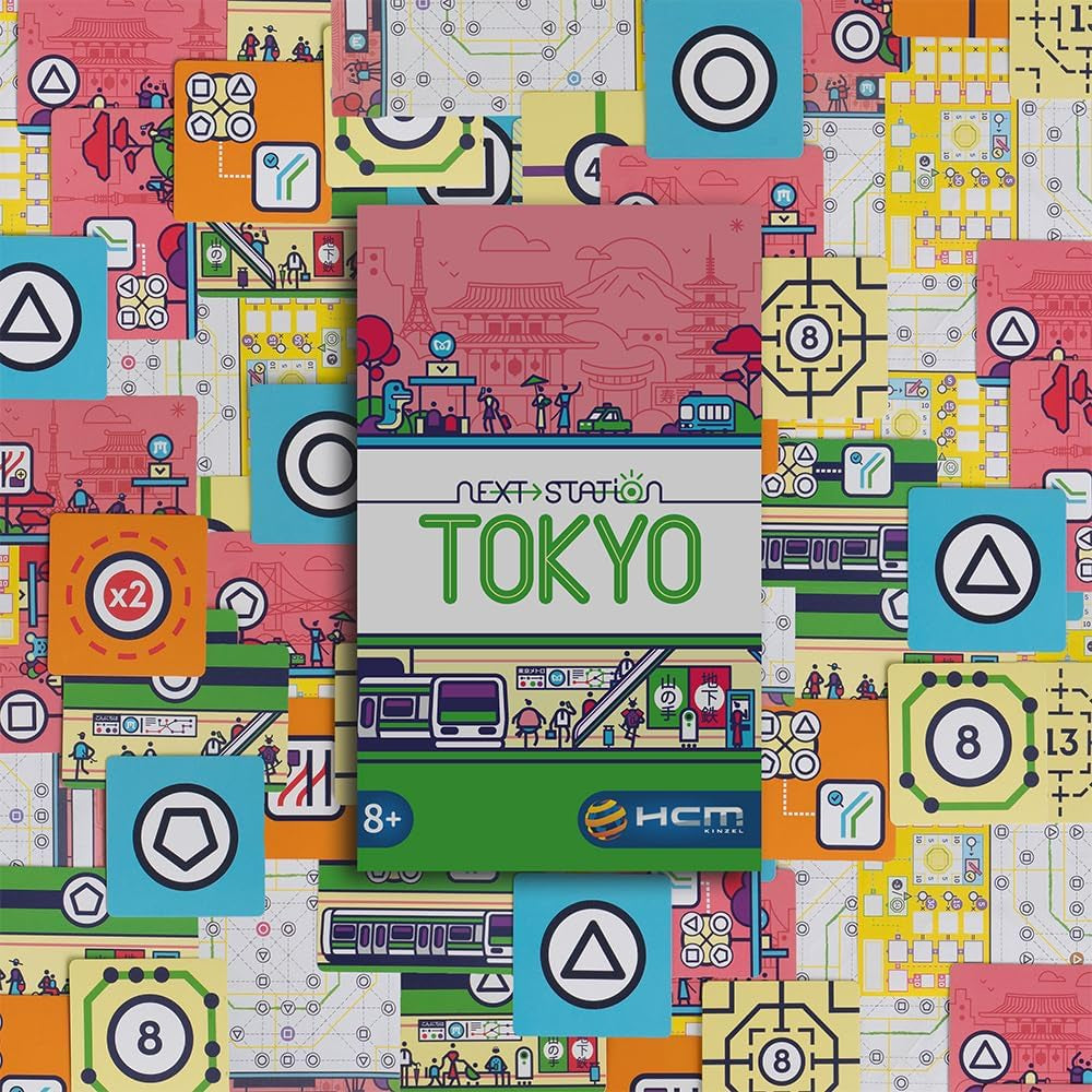 HCM Kinzel - Next Station Tokyo | Continuare a jocului nominalizat | Flip & Write - Noi linii de metrou pentru turismul din Tokyo | Îndemânare și strategie | Germană | 55214