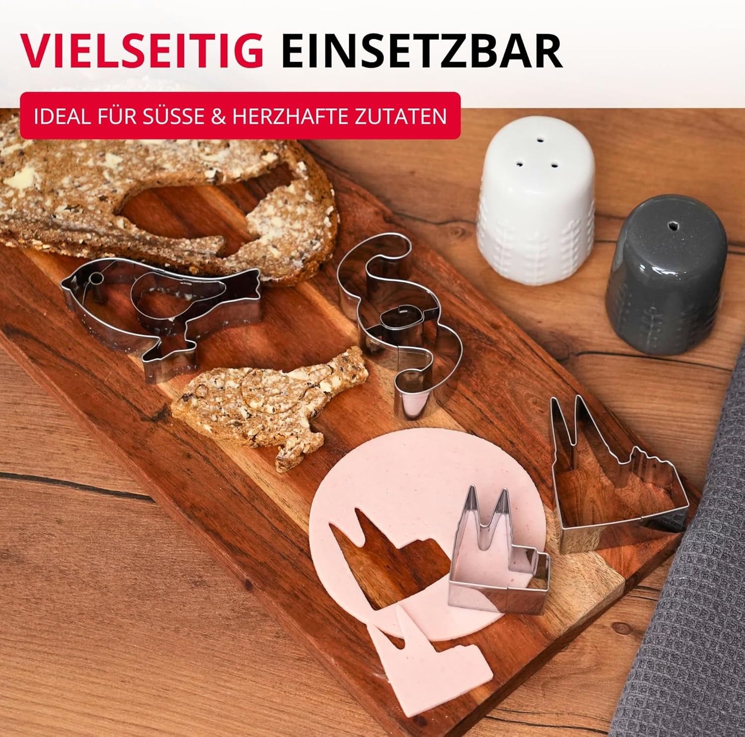 Formă de biscuiți Westmark Sparrow – Formă de biscuiți din oțel inoxidabil – Formă precisă pentru biscuiți, aluat și multe altele – Forme de biscuiți pentru Paște și Crăciun, 8 cm