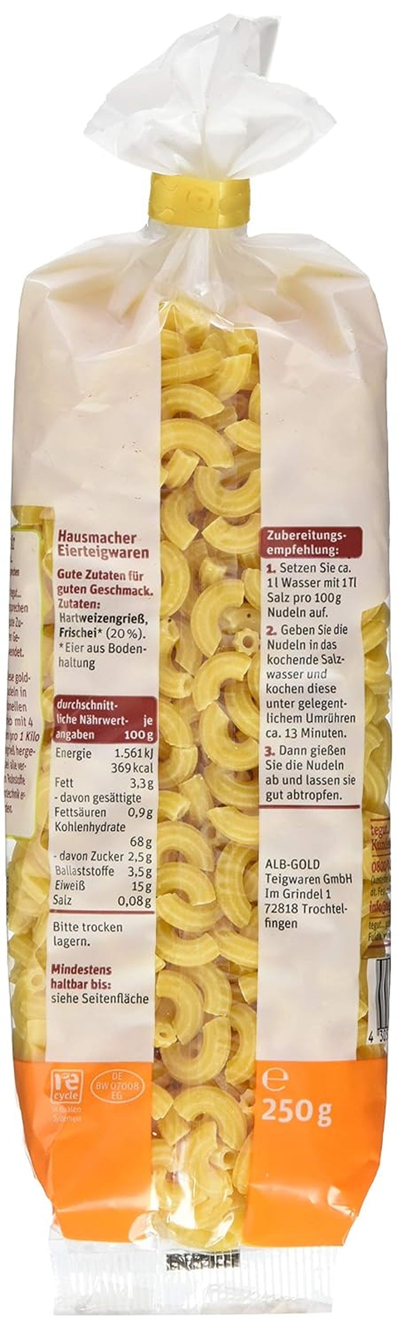 tegut... Tojásos tésztahéj, 1 x 250 g