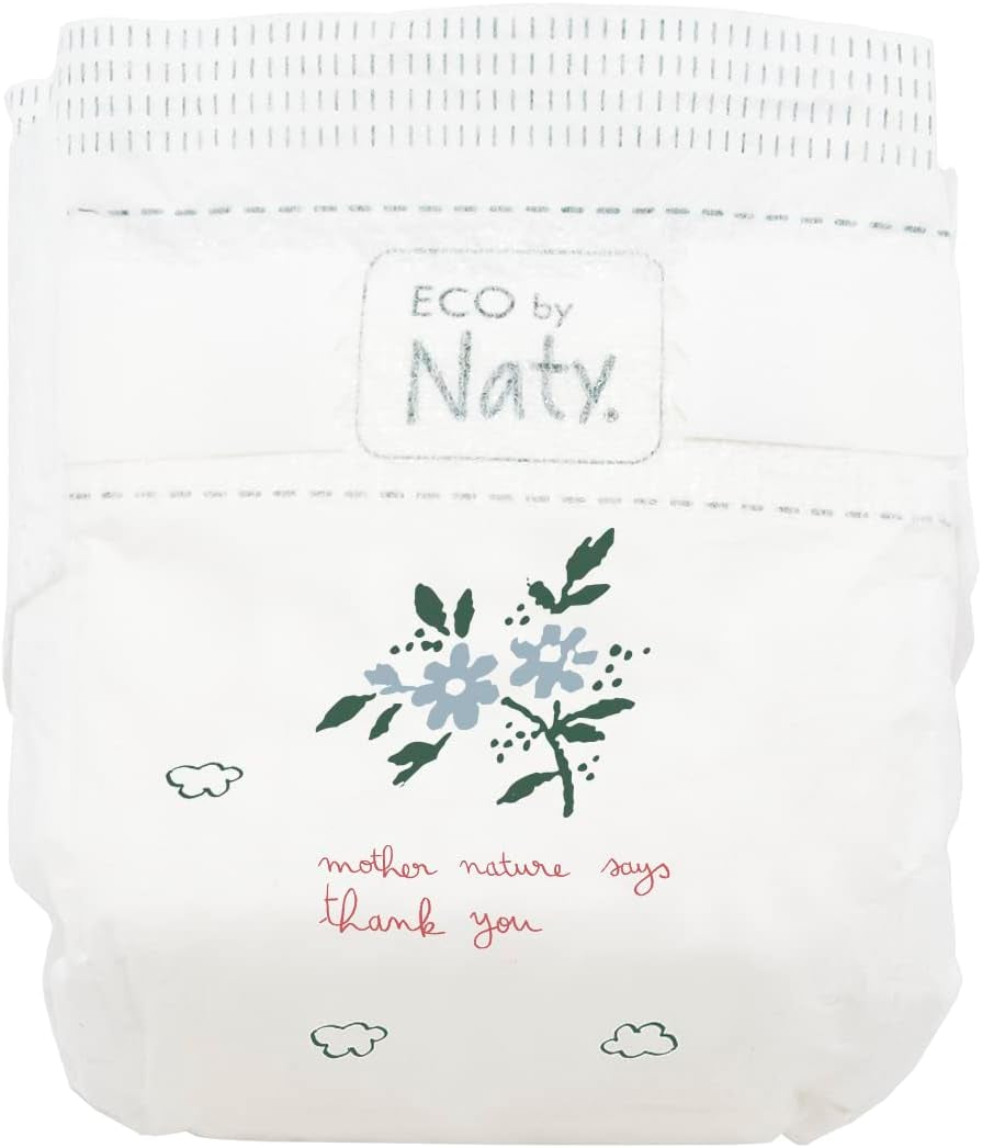 Eco by Naty Premium eldobható pelenkák érzékeny bőrre, 5-ös méret, 11-25 kg, (1 x 22 db)