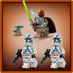 LEGO Star Wars Escape a BARC Speederrel, a Mandalorian szett, játékkerékpár oldalkocsival, Kelleran Beq és Grogu figurákkal, ajándék fiúknak és lányoknak 8 éves kortól 75378 Építőkészletek Beuche den LEGO-Store