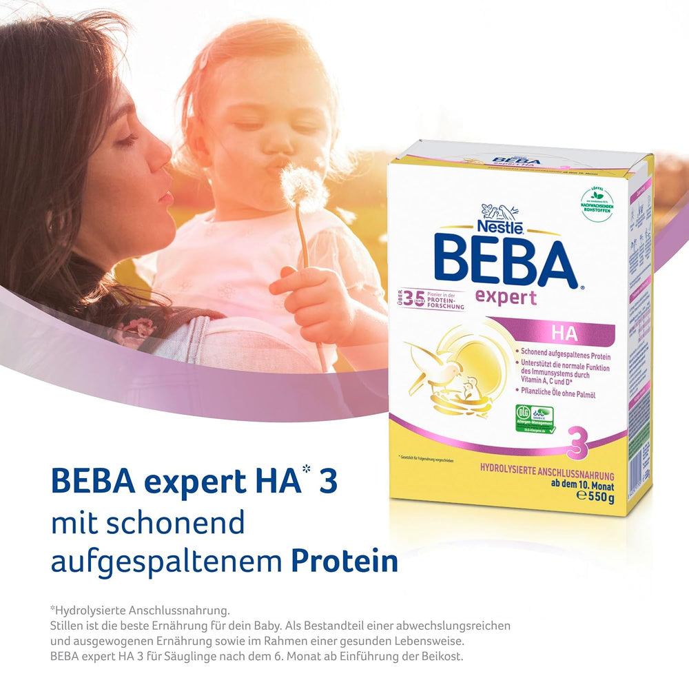 BEBA expert HA 3 hidrolizált folytatásos formula, 10 hónapos kortól, 1 csomag (1 x 550 g)