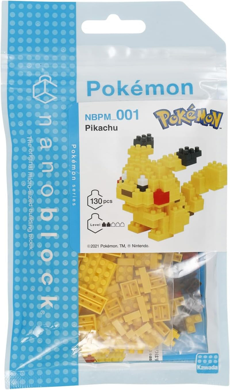 nanoblokk Pokemon Pikachu NBPM-001, S