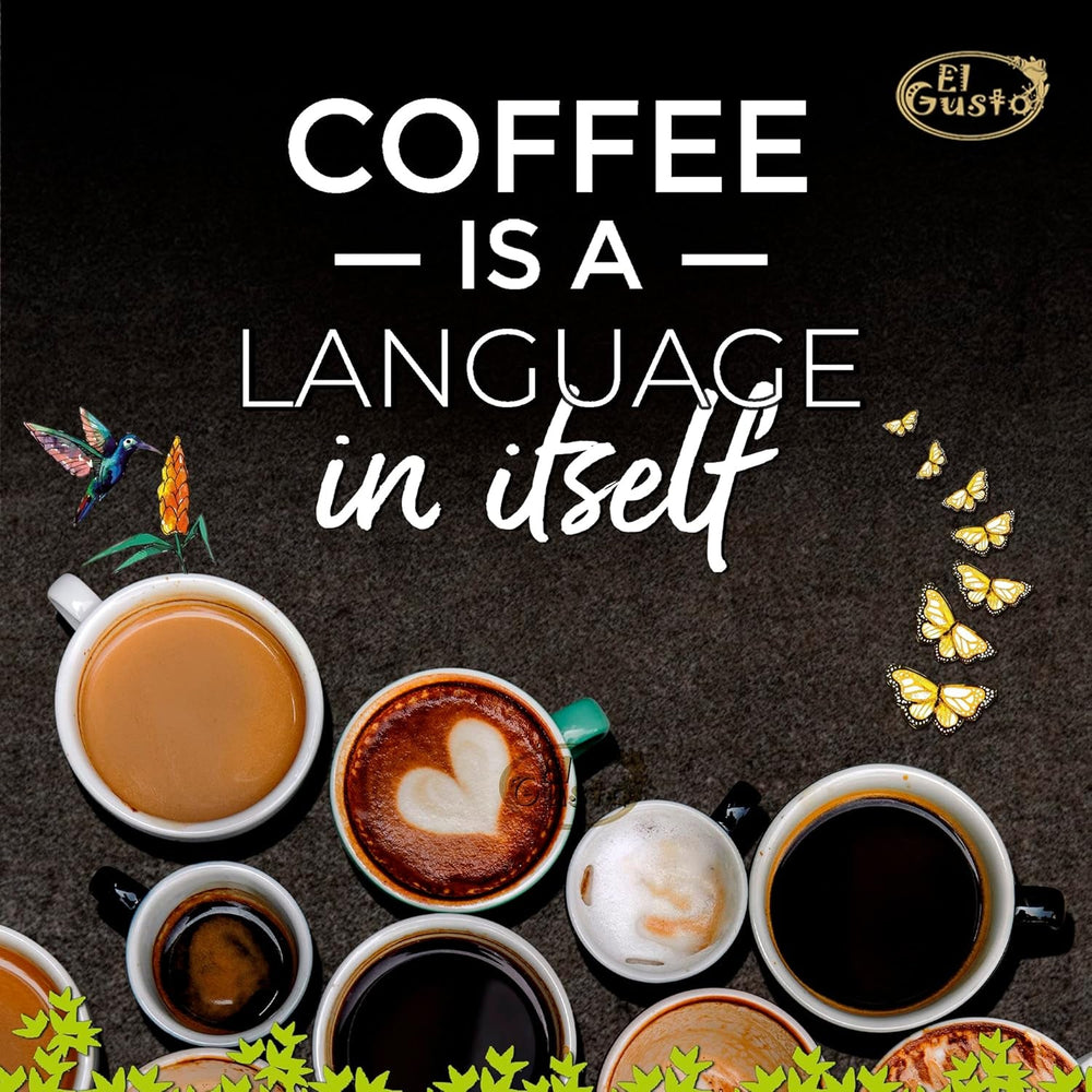 El Gusto Espresso Kaffee aus ganzen Bohnen aus Costa Rica, dunkel geröstet, kreative Mischung, 100% Arabica, frischer Gourmet-Kaffee 3er Pack
