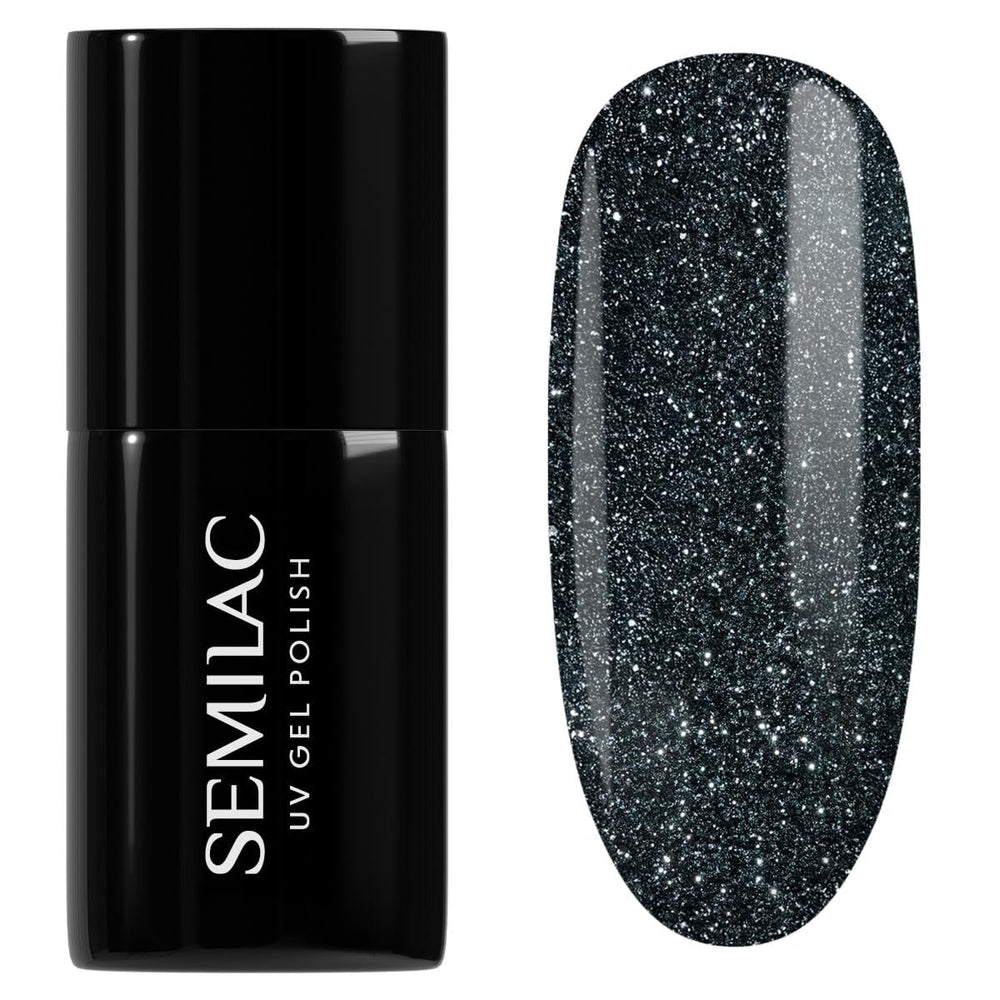 Oja UV Semilac 029 Espresso 7ml Colecția Black&White