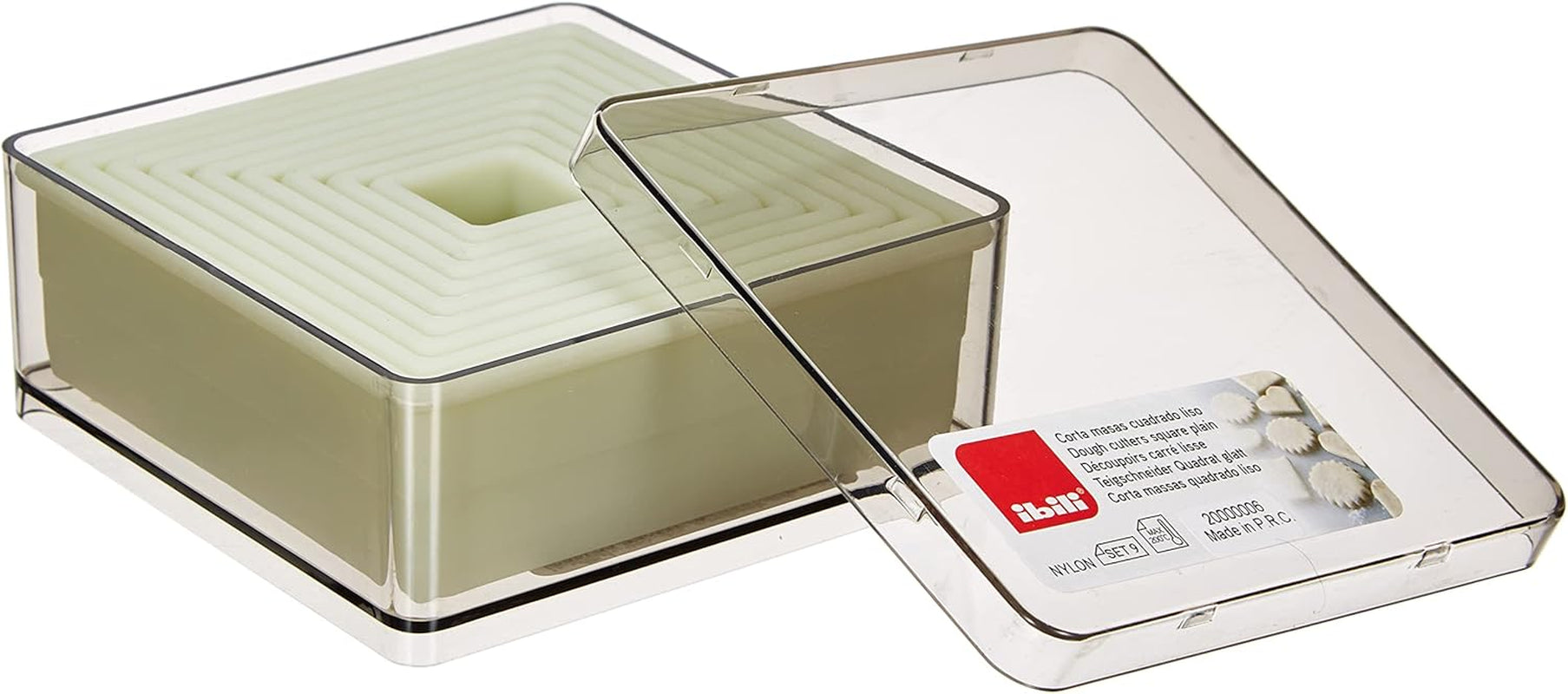 Corta MASAS CUADRADO LISO (9 buc)