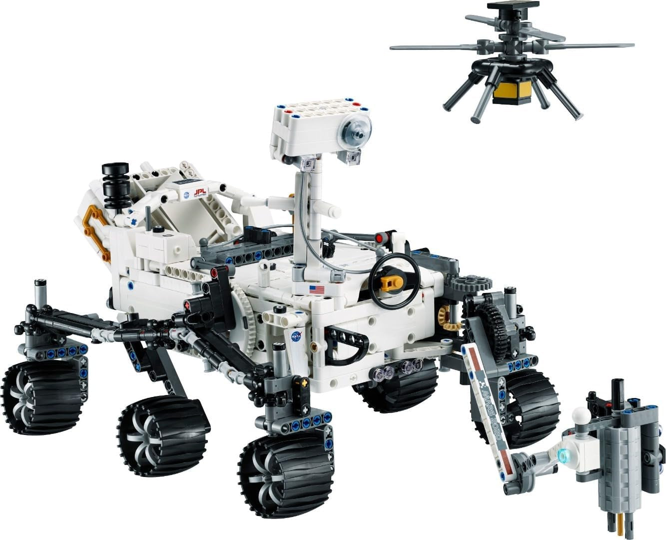 LEGO Space Toy Set 42158 Technic NASA Mars Rover Perserverance Ar App, Science építőjáték lányoknak és fiúknak 10+ építőkészletek Besuche den LEGO-Store