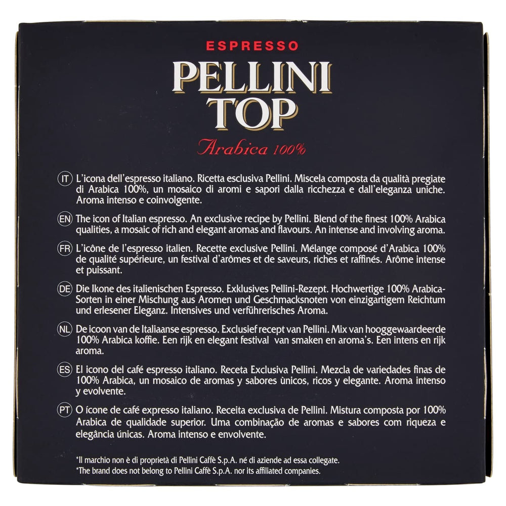 Espresso Pellini Top Arabica 100%, FAP Kapseln, 100 Kapseln Verpackung