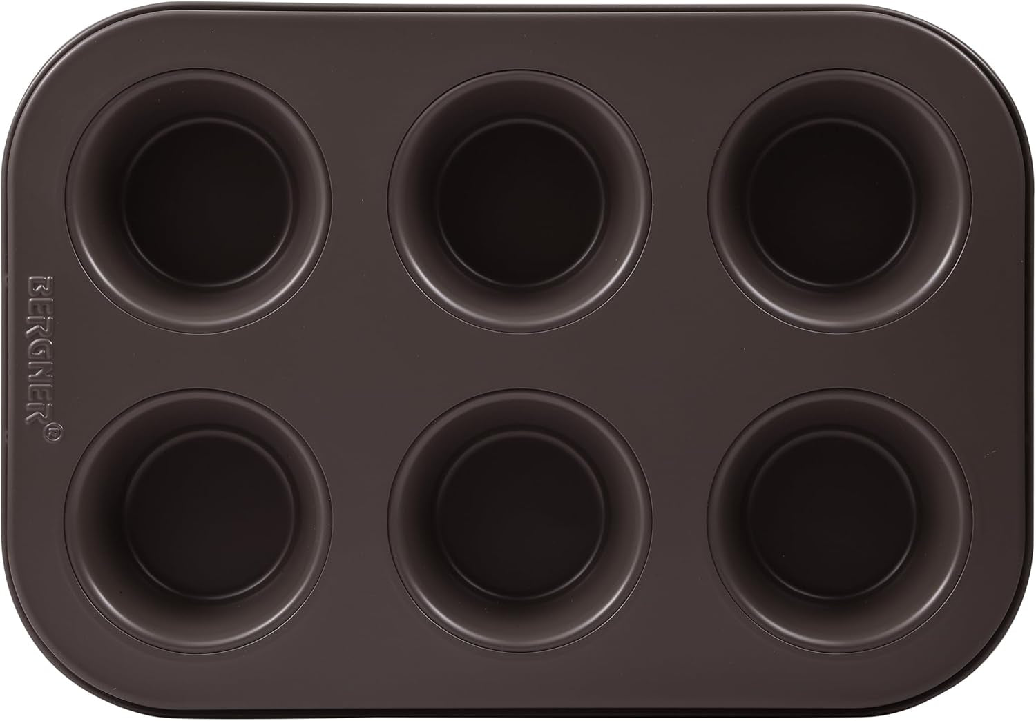 BERGNER BAKING LOVERS - Set Von 2 X 6 Cup Muffinformen - Kohlenstoffstahl Mit Ilag Essential, PFOA Frei, Leicht Zu Reinigen Formák és tálcák sütéshez Naty Shop