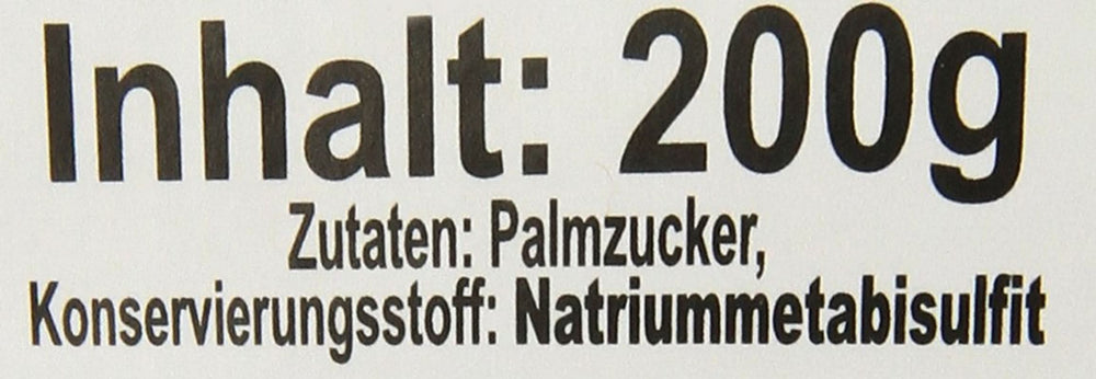 Palmzucker, Scheiben (1 X 200 G) Édesítőszerek Naty Shop