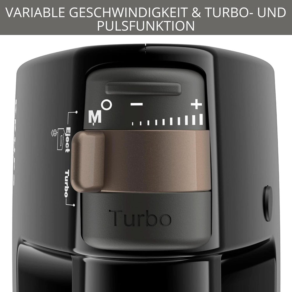 Krups 3Mix 7000 Handmixer 60 Jahre Special Edition, 500 Watt, Knet- Und Rührhaken Aus Edelstahl, Langes Netzkabel, Zubehörtasche, F6085811, Schwarz/Kupfer Kitchen Naty Shop