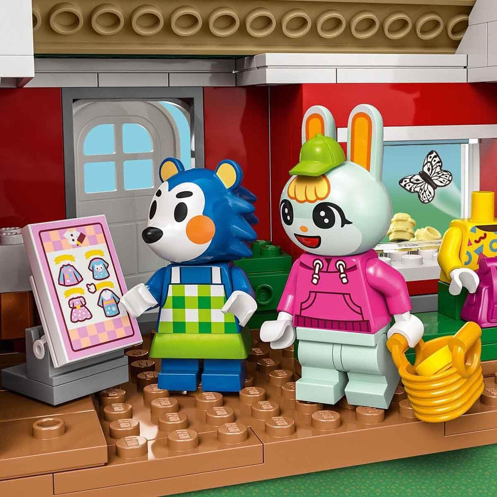 LEGO Animal Crossing Tailoring Sisters Kreatív szerepjátékos építőkészlet, ajándék lányoknak, fiúknak és videojáték-rajongóknak 6 éves kor felett, 77055 kalandjátékkészlet építőkészletek Besuche den LEGO-Store