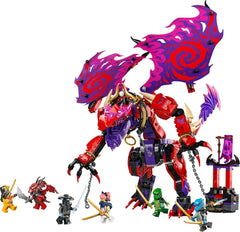 LEGO NINJAGO Chaos Dragon Thundertooth - Játék 6 nindzsa minifigurával - Szerepjátékos építőkészlet fiúknak és lányoknak 8 éves kor felett - Ajándékok Rise of the Dragons TV sorozat rajongóinak 71832 Építőkészletek Beuche den LEGO-Store