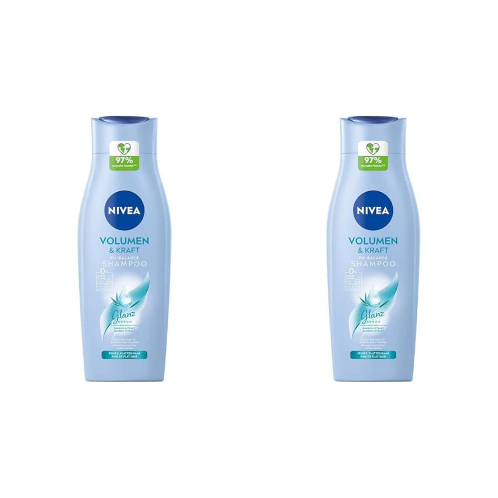 NIVEA Volume Wonder erősítő sampon, volumen sampon, 50 ml zuhany és fürdő Naty Shop 2 x 400 ml