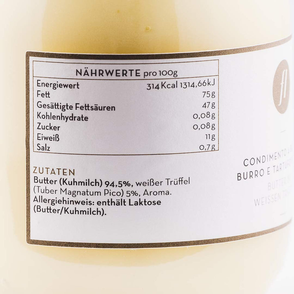 Feinkost Luigi - Szarvasgomba vaj a pohárban 5% valódi fehér szarvasgombával (450 g) Olaszországból