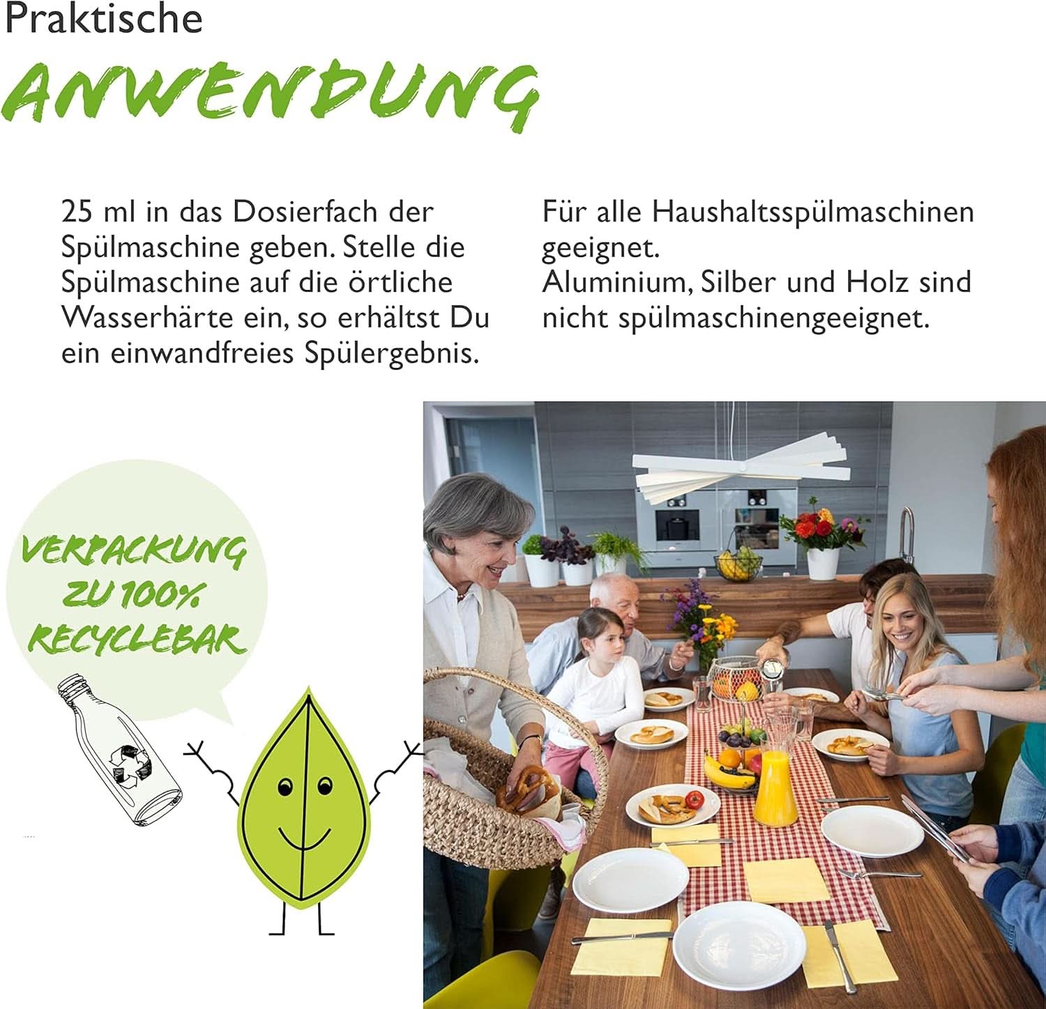 Almawin eco, mosogatópor 2,8kg, 112 mosás, különböző mennyiségű edényhez adagolható Naty Shop