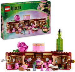 LEGO Wicked Glinda és Elphaba hálószobája - Babaház 2 oz mini-babákkal, nagyszerű kiegészítőkkel, köztük virágokkal és ruhákkal - Kreatív játék 8 évesnél idősebb lányoknak és rajongóknak - 75683 Építőkészletek Besuche den LEGO-Store Alapértelmezett cím