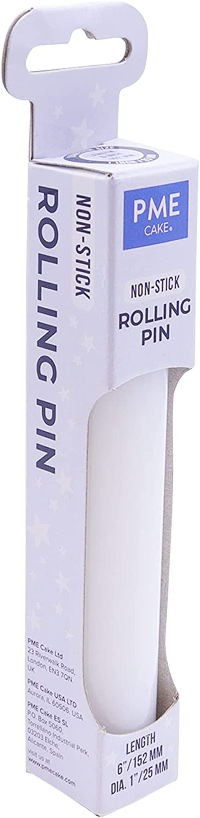 PP85 Antihaftbeschichteter Polietilén-Ausrollstab 15 cm, Kunststoff, Fehér, cm, 21,08 x 6,06 x 2,08 cm, 1 Einheiten