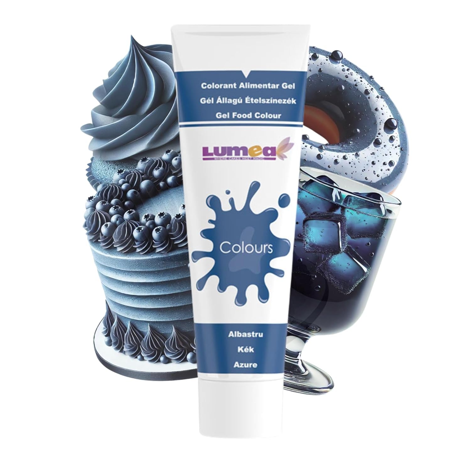 Dekozauber24 Colorant alimentar roșu, gel, 30g, vegan, fără zahăr, foarte concentrat, colorant alimentar roșu pentru fondant, cremă de unt, băuturi și multe altele